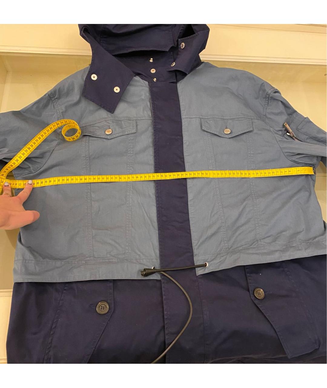 DSQUARED2 Темно-синяя хлопковая куртка, фото 7