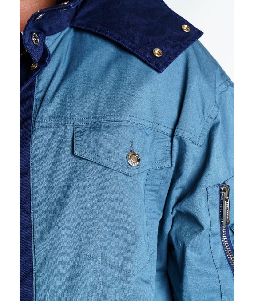 DSQUARED2 Темно-синяя хлопковая куртка, фото 5
