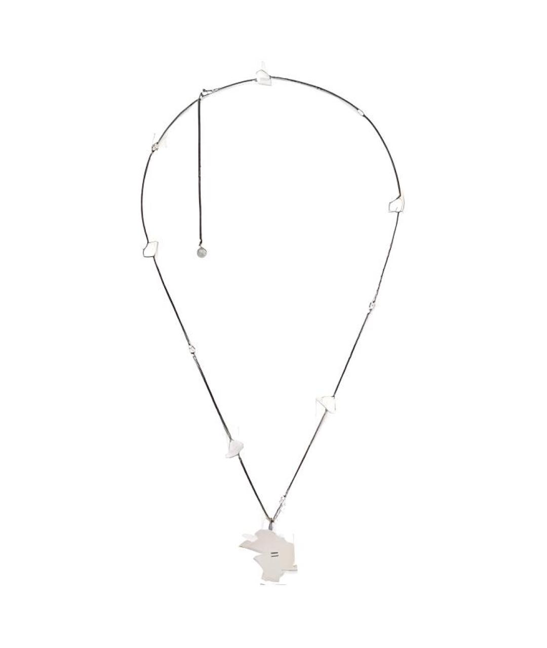 GUCCI Серебряное серебряное колье, фото 2