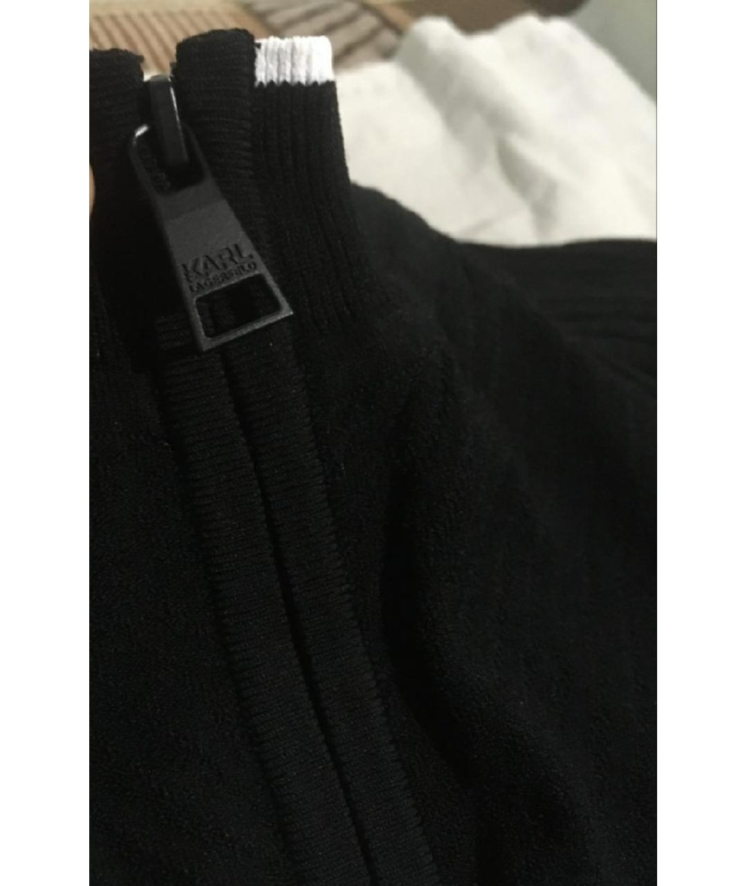 KARL LAGERFELD Черное повседневное платье, фото 3