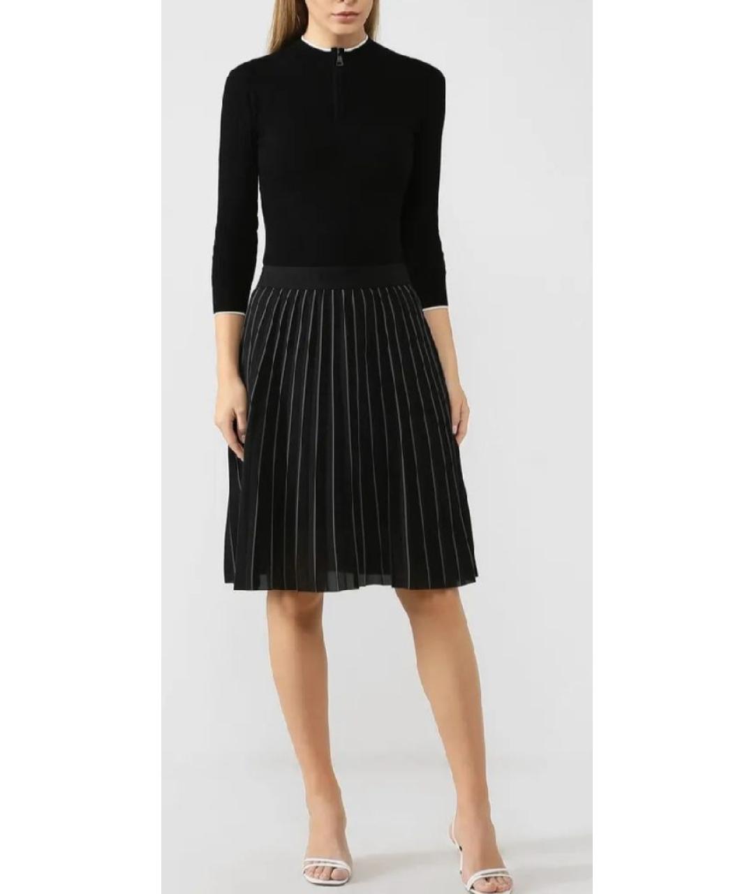 KARL LAGERFELD Черное повседневное платье, фото 8