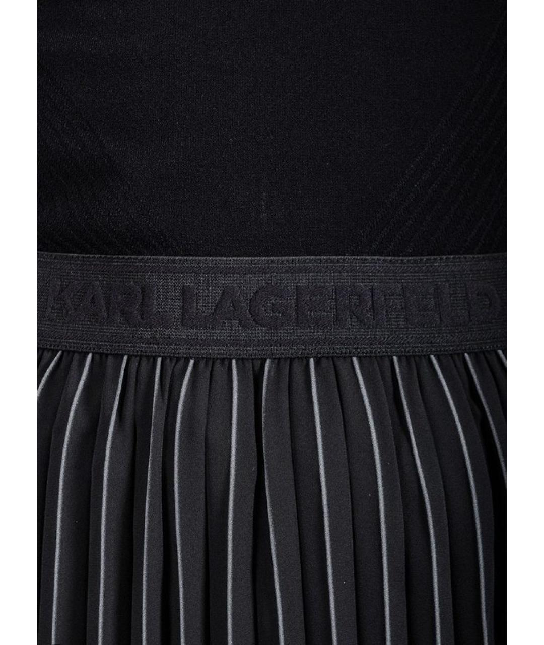 KARL LAGERFELD Черное повседневное платье, фото 3