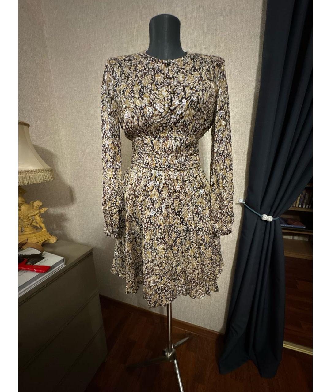 MAJE Мульти вискозное повседневное платье, фото 5