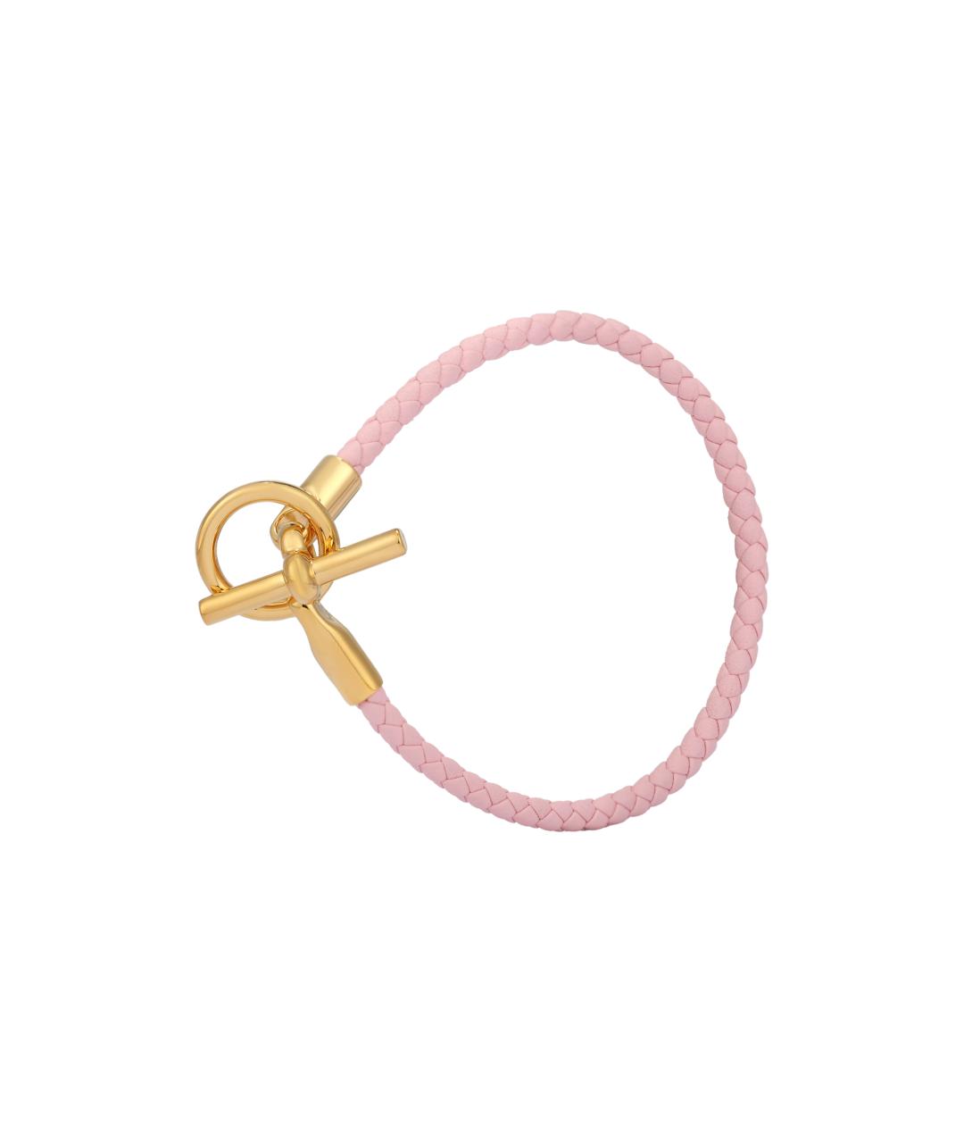 HERMES Розовый браслет, фото 2