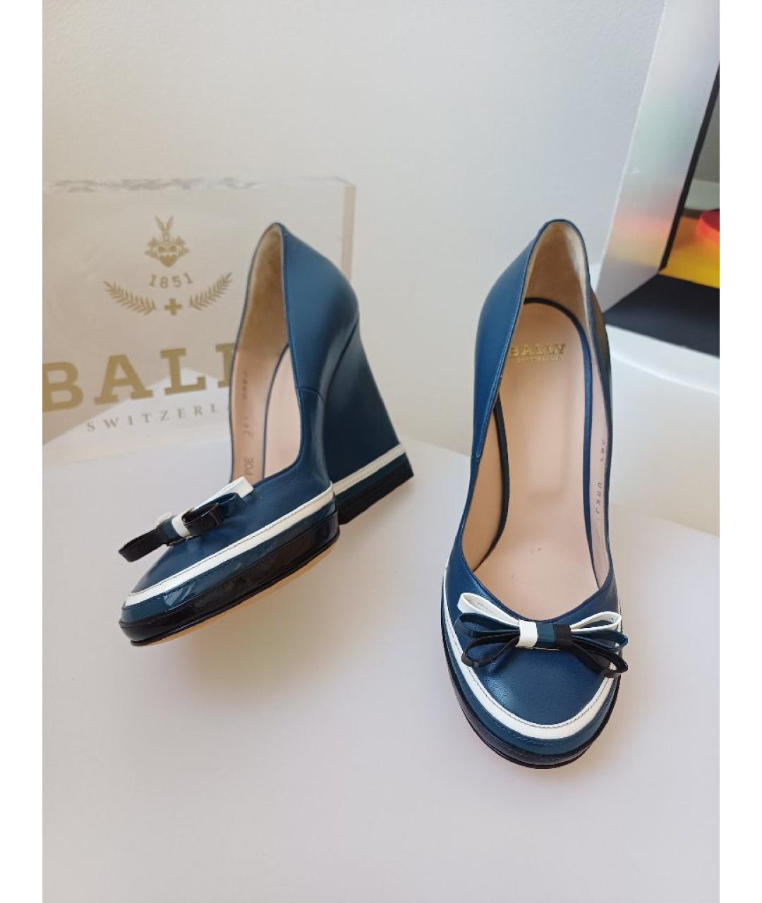 BALLY Мульти кожаные туфли, фото 7