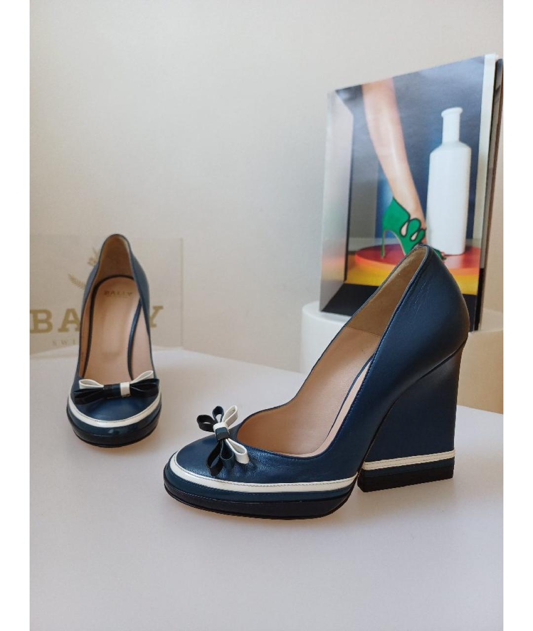 BALLY Мульти кожаные туфли, фото 4