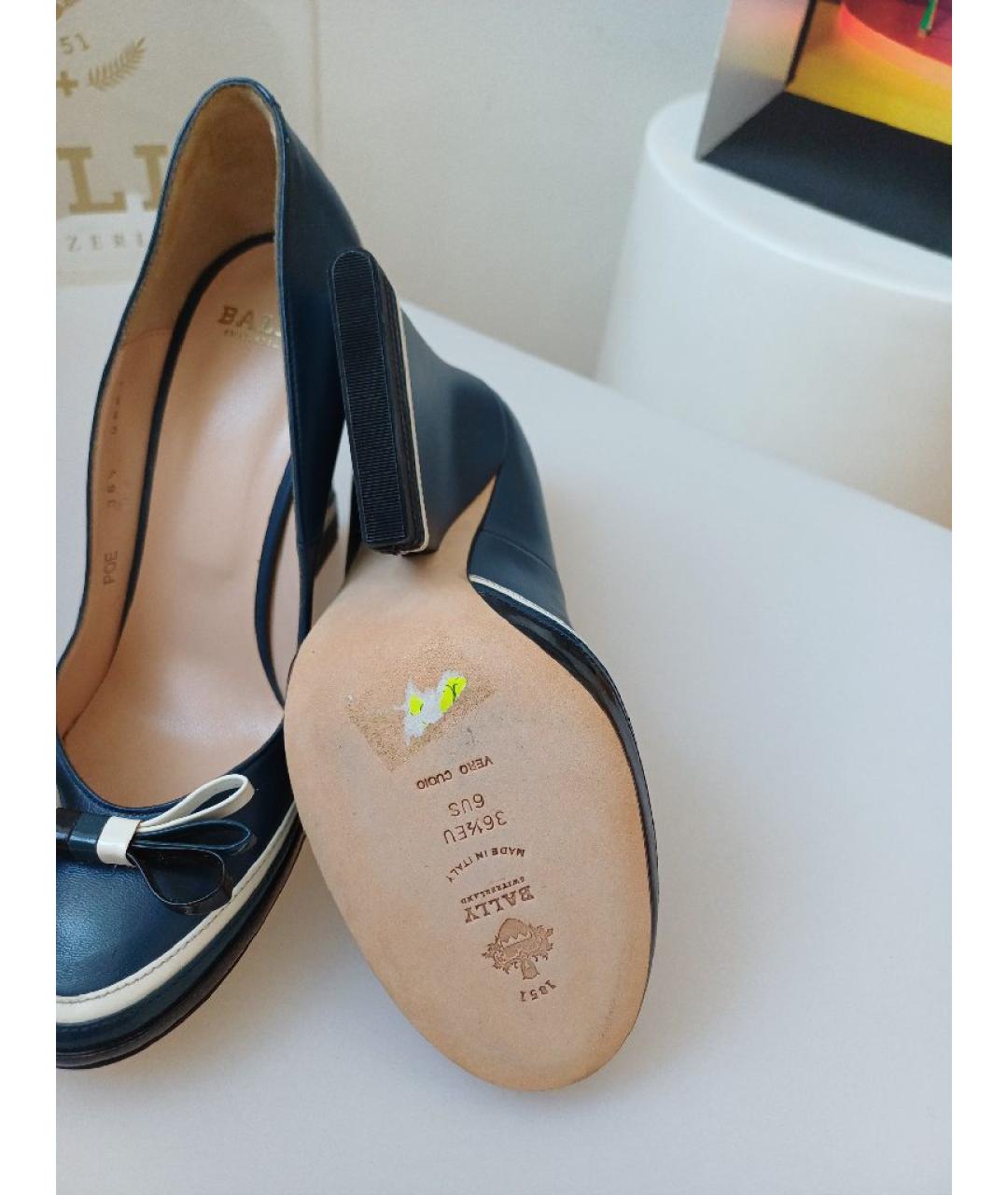 BALLY Мульти кожаные туфли, фото 9