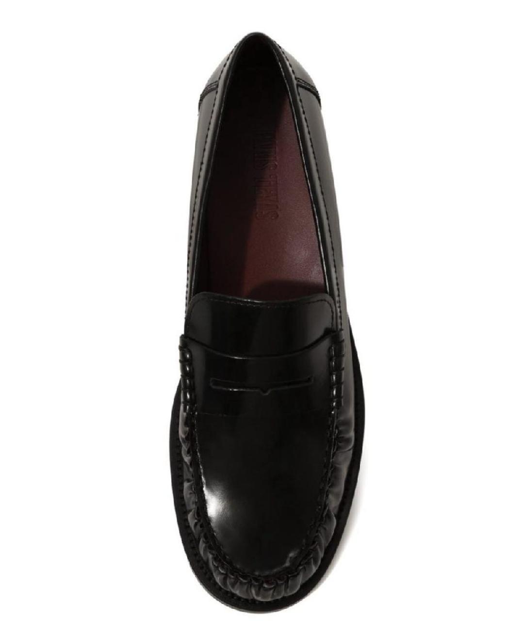 PARIS TEXAS Черные кожаные лоферы, фото 2