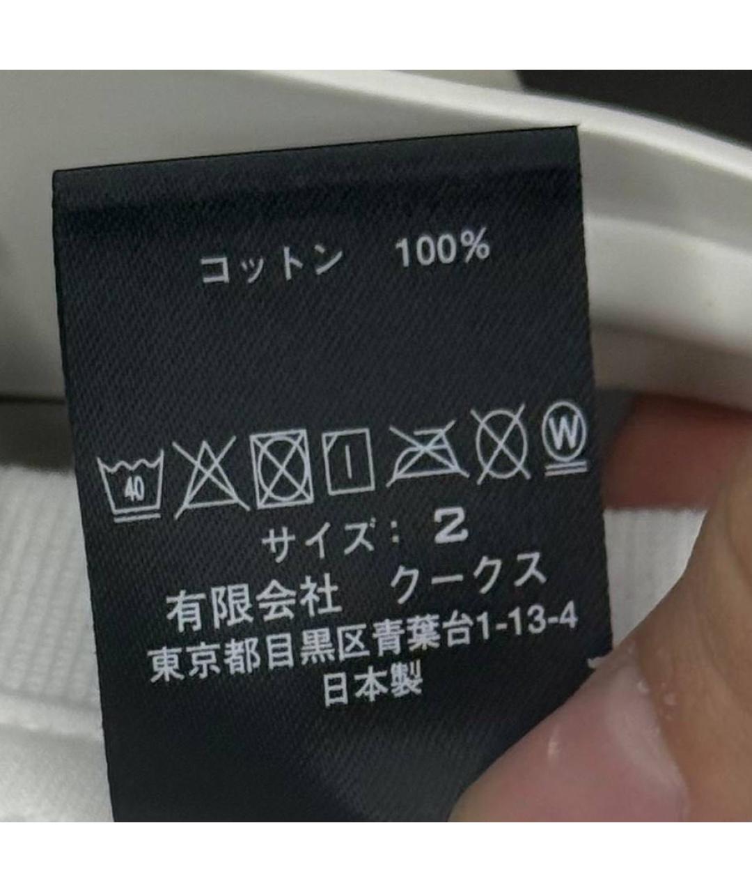 UNDERCOVER Белая хлопковая футболка, фото 5