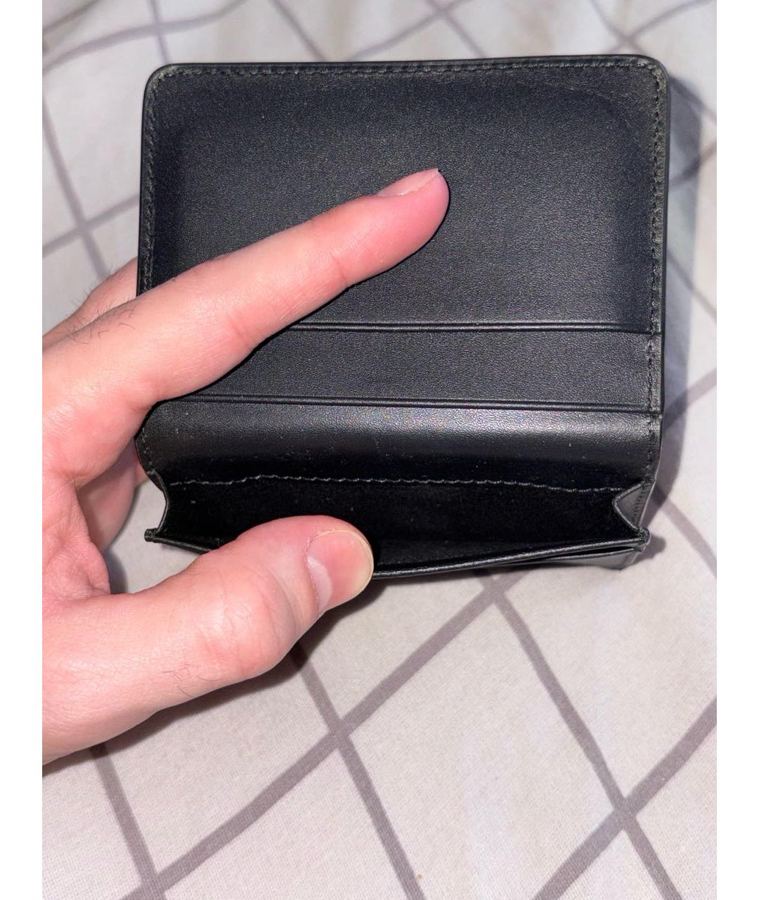 A.P.C. Черный кожаный кардхолдер, фото 4