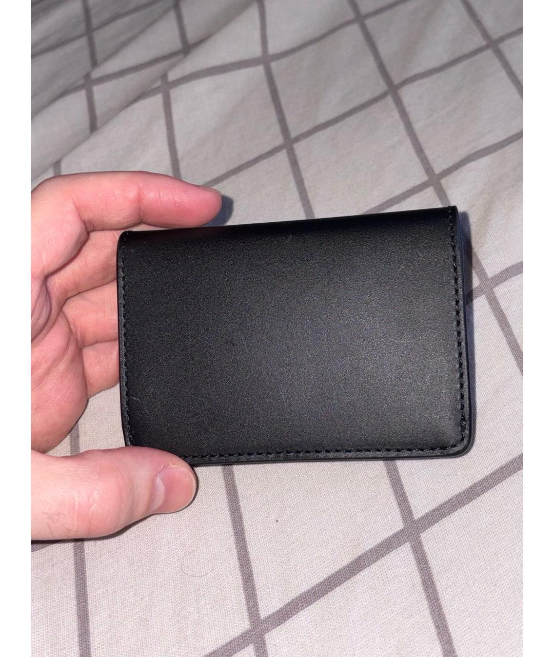 A.P.C. Черный кожаный кардхолдер, фото 2