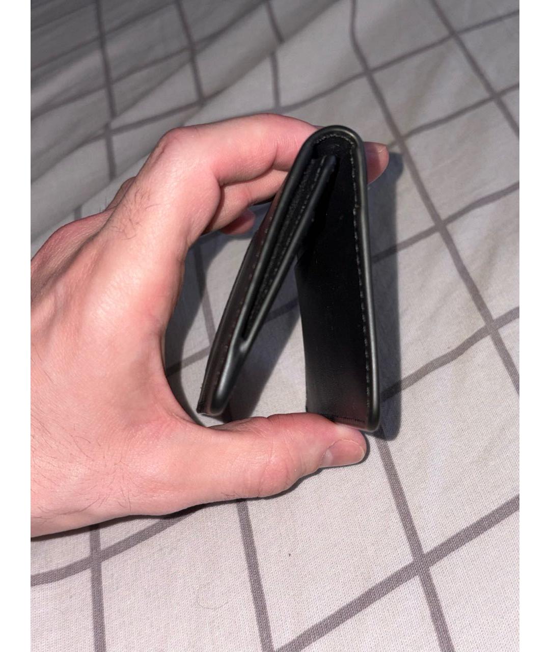 A.P.C. Черный кожаный кардхолдер, фото 5