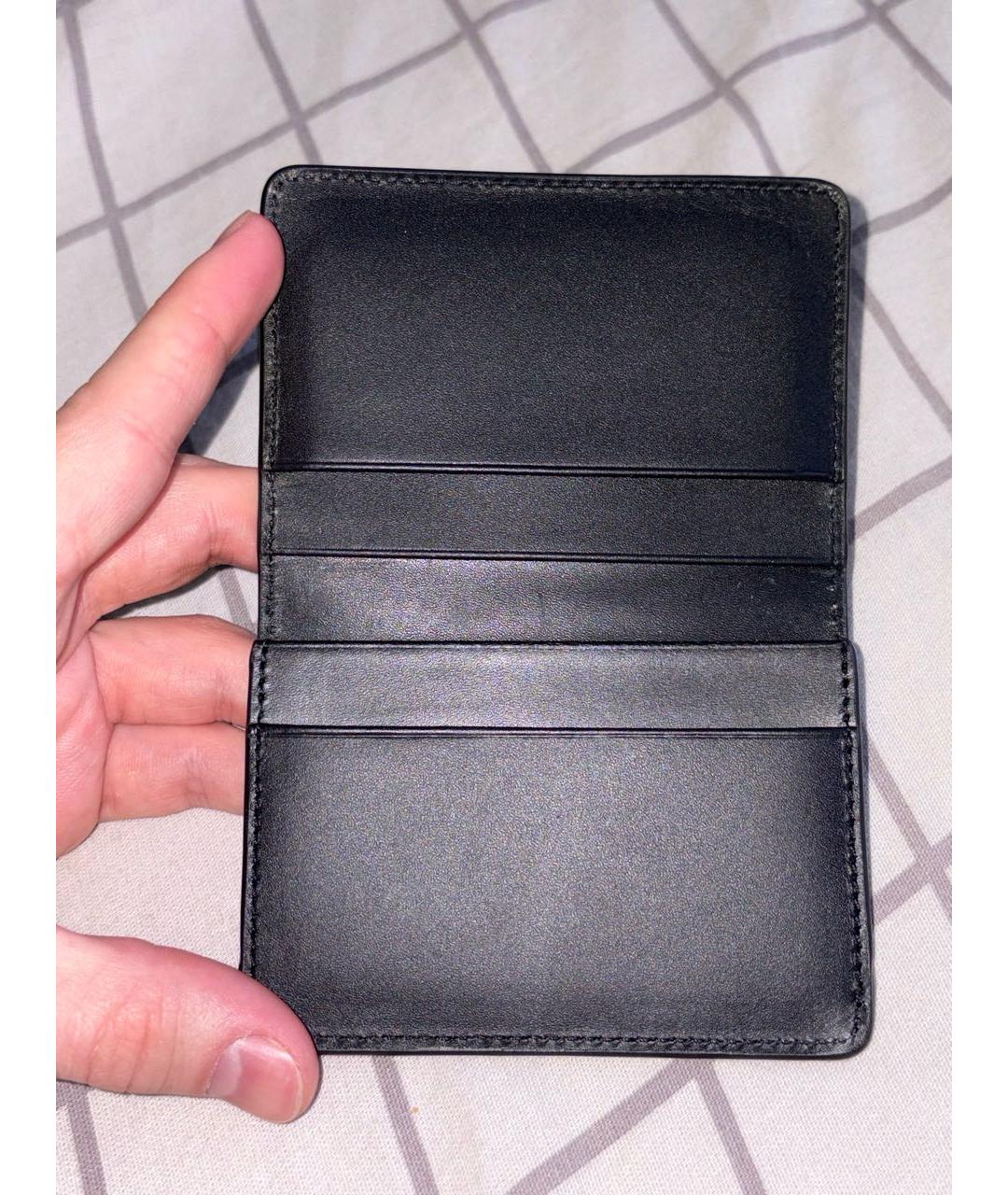 A.P.C. Черный кожаный кардхолдер, фото 3