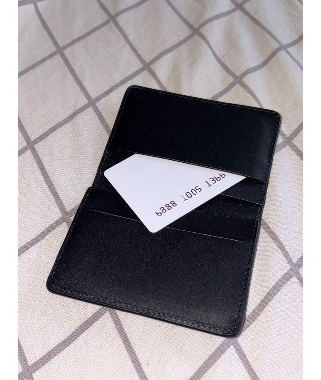A.P.C. Черный кожаный кардхолдер, фото 6