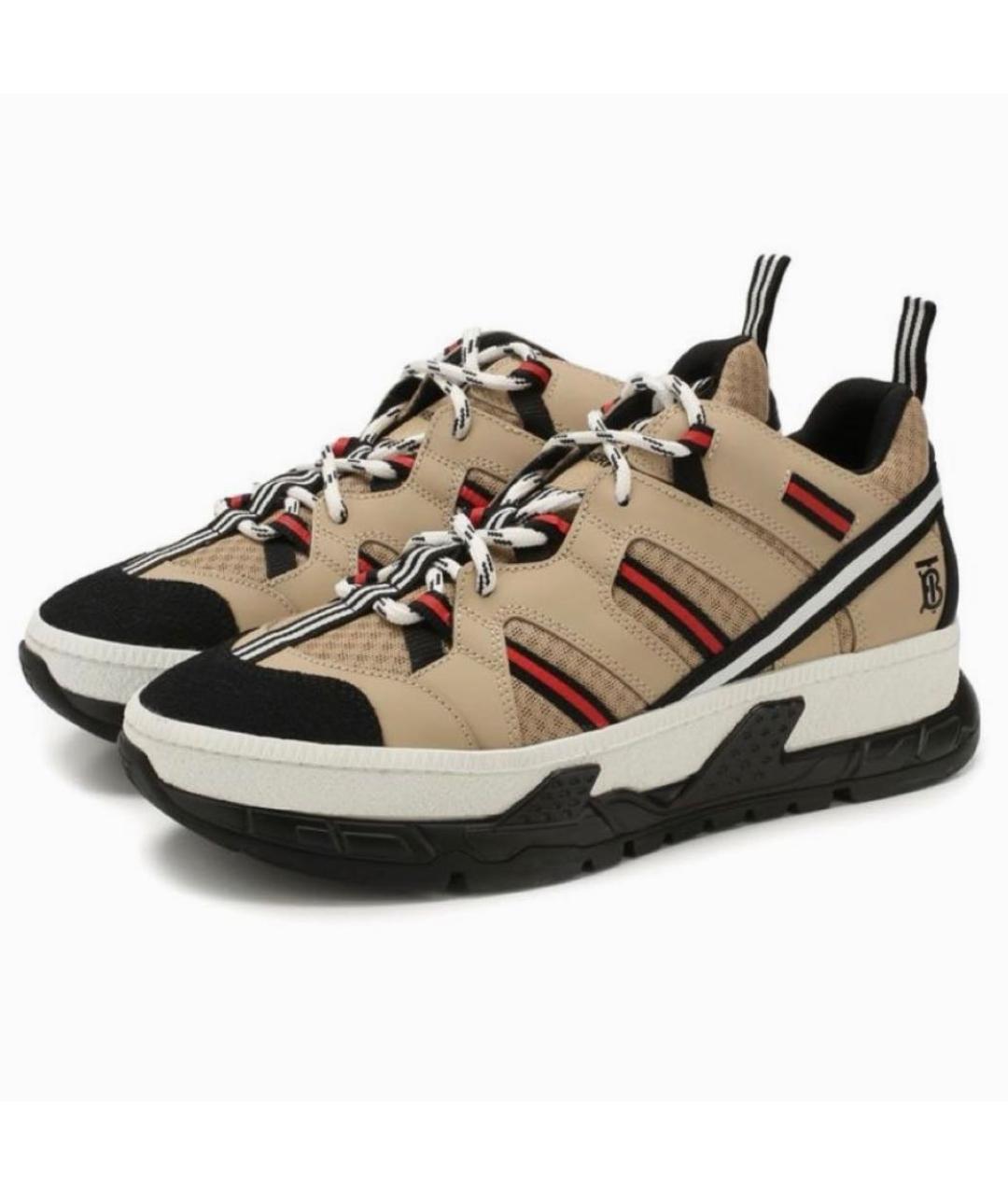 BURBERRY Бежевые кроссовки, фото 2