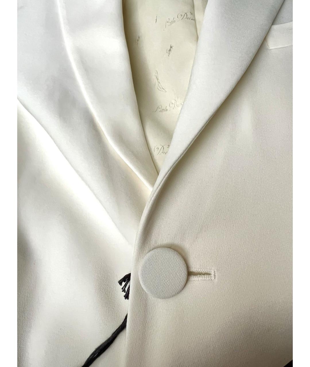 DSQUARED2 Белый вискозный жакет/пиджак, фото 4