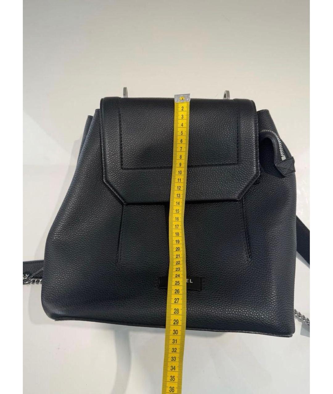 LANCEL Черный кожаный рюкзак, фото 3
