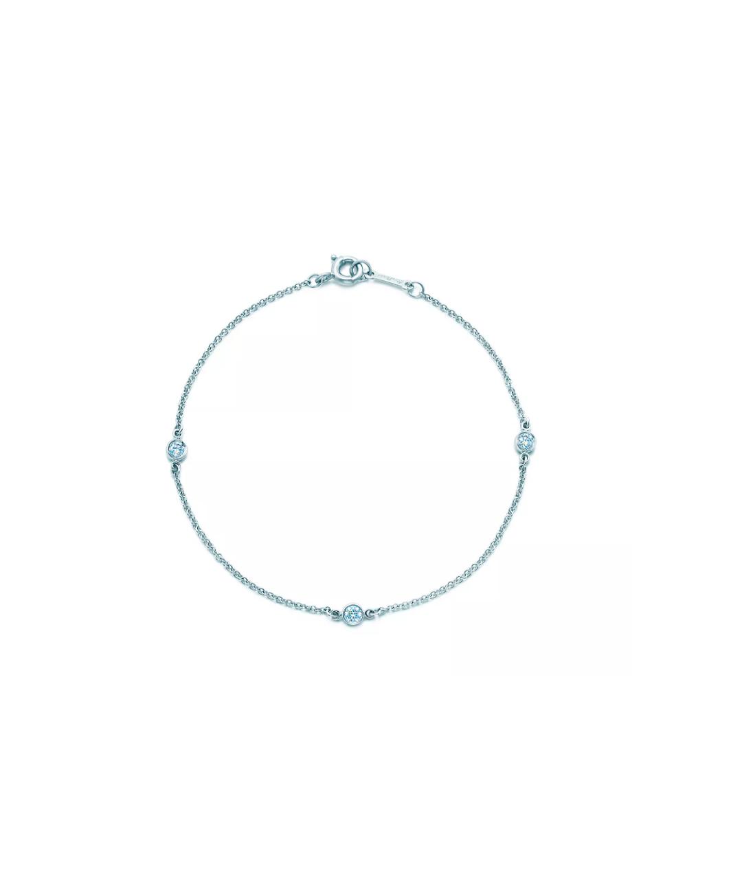 TIFFANY&CO Серебрянный платиновый браслет, фото 3