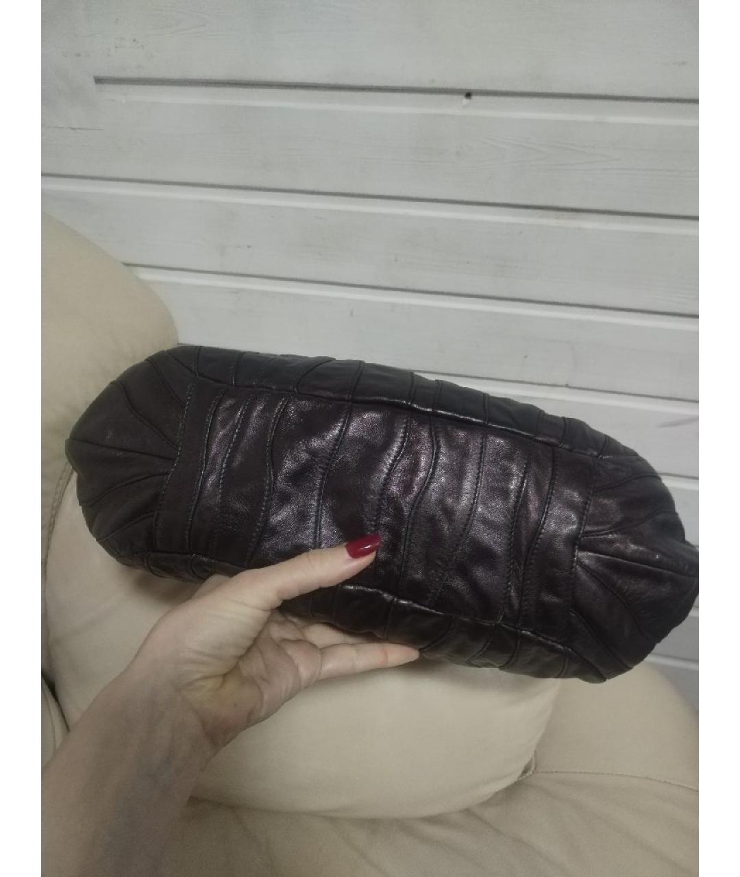 PRADA Фиолетовая кожаная сумка через плечо, фото 6