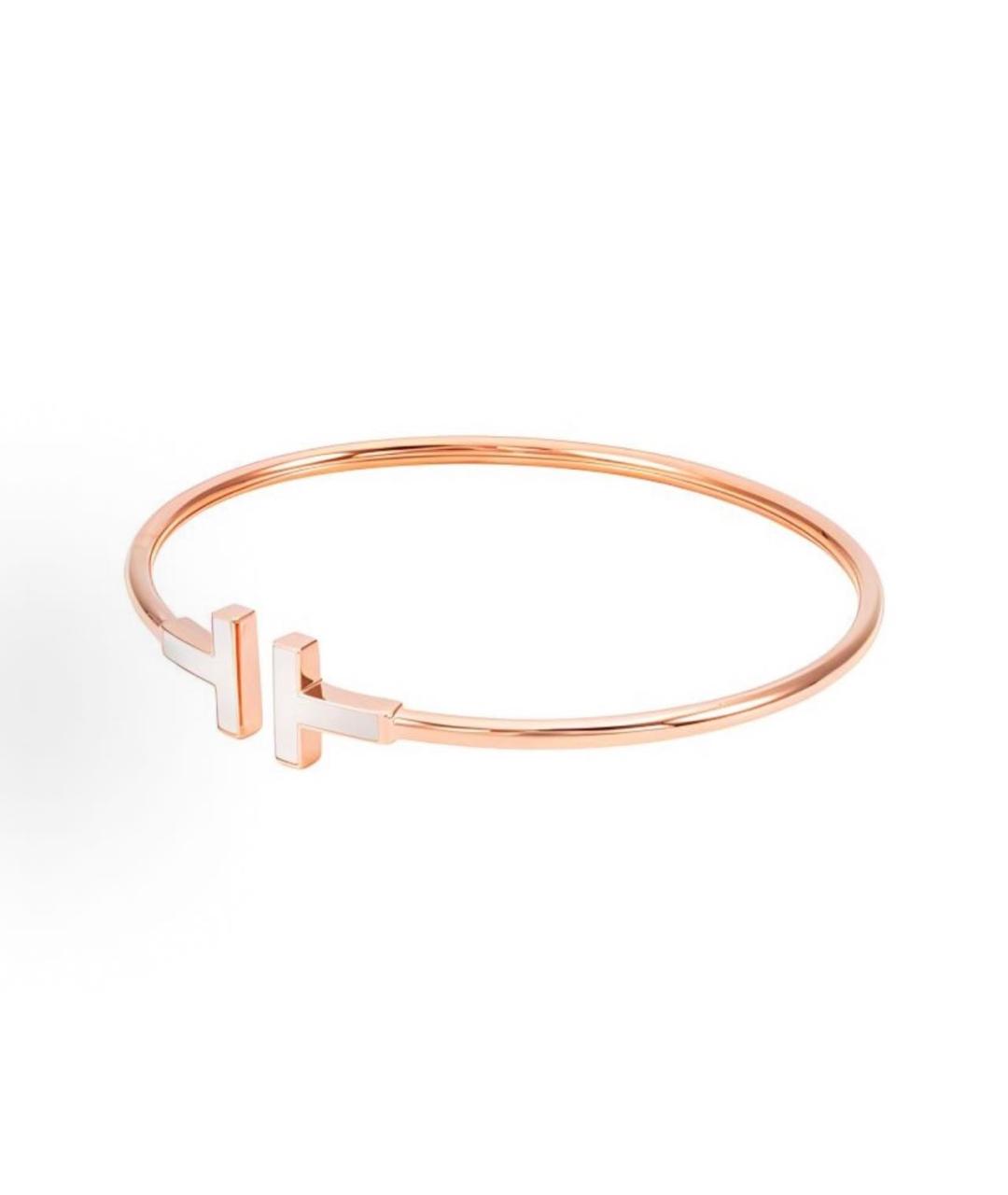 TIFFANY&CO Белый браслет из розового золота, фото 3