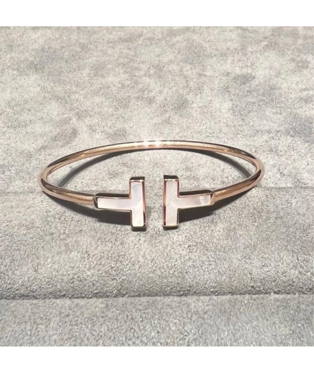 TIFFANY&CO Белый браслет из розового золота, фото 4
