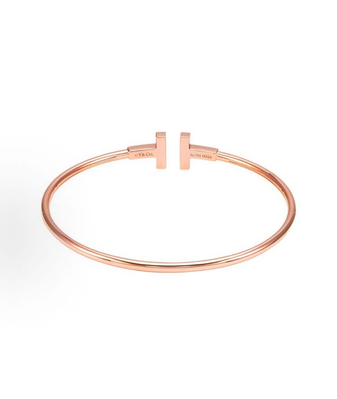 TIFFANY&CO Белый браслет из розового золота, фото 2