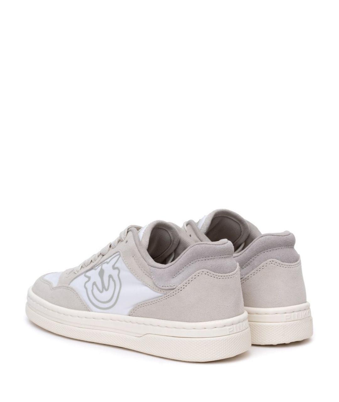 PINKO Бежевые замшевые кеды, фото 5