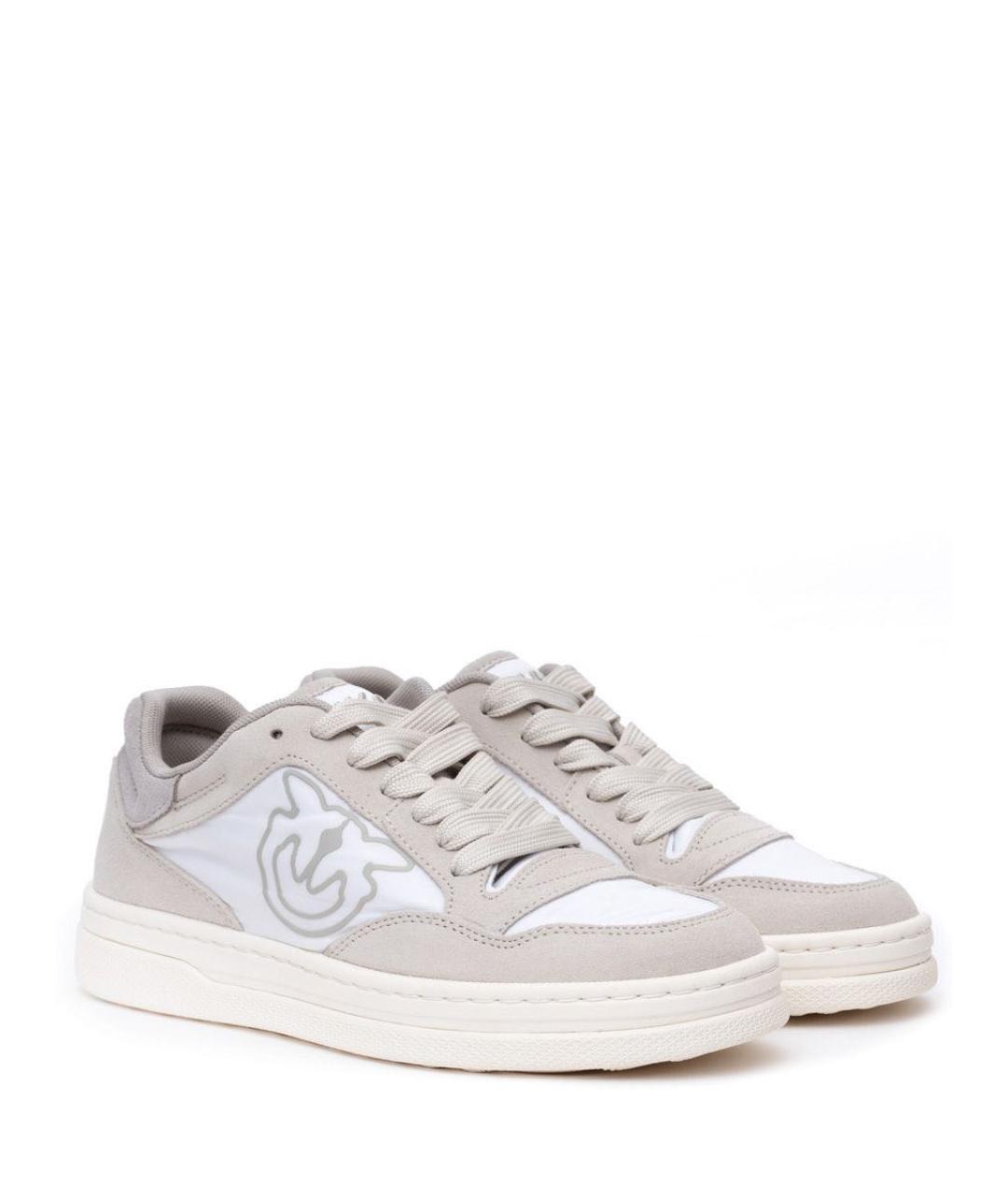 PINKO Бежевые замшевые кеды, фото 2