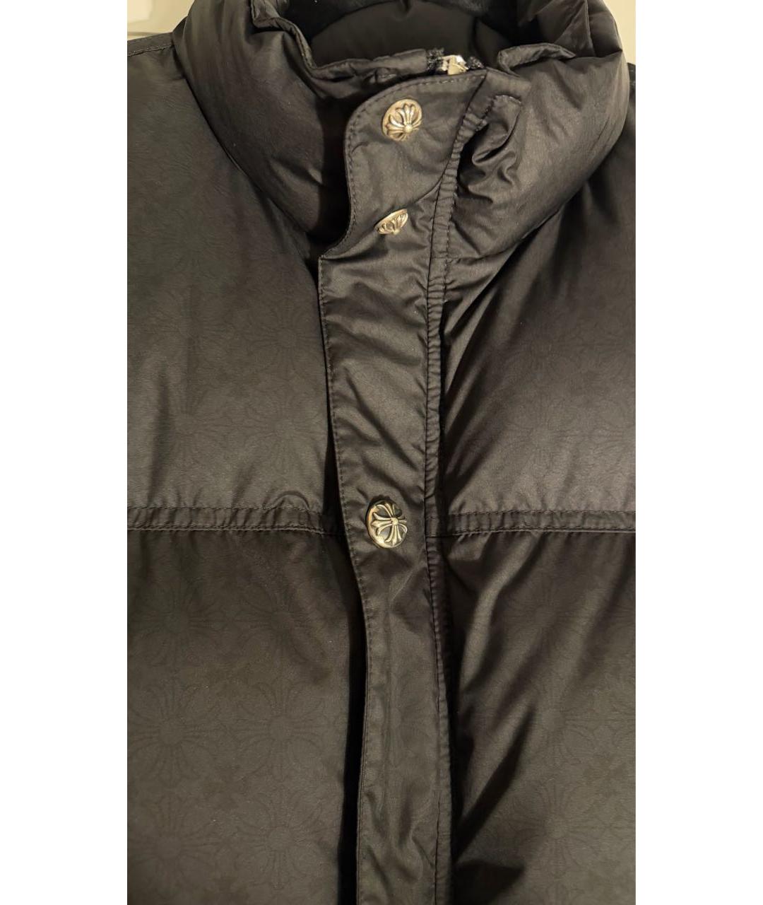 CHROME HEARTS Черный полиэстеровый жилет, фото 5