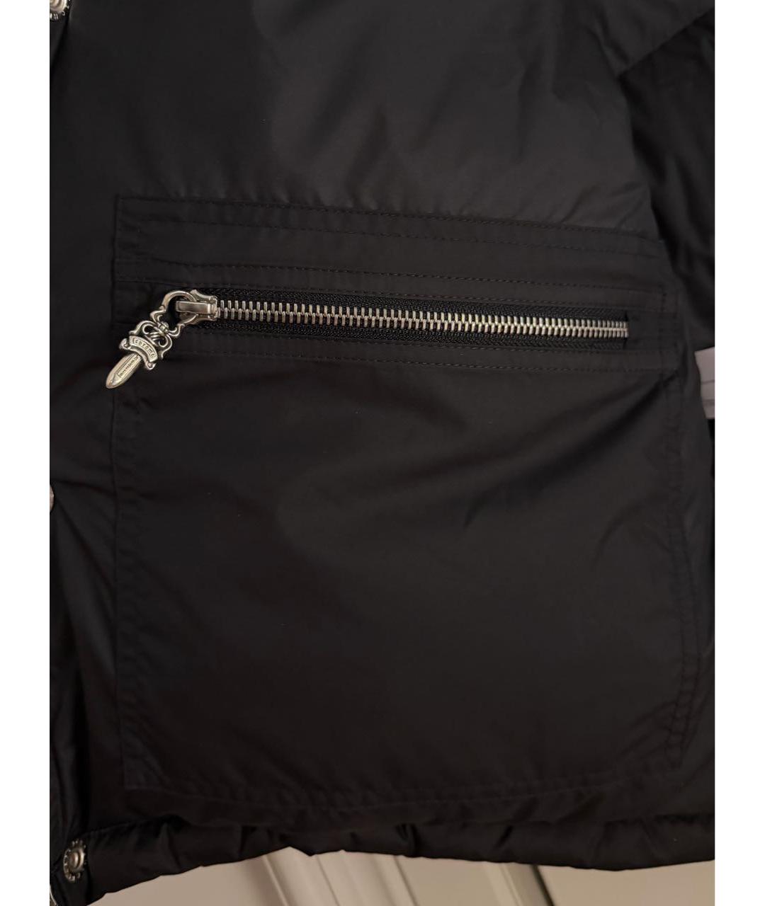 CHROME HEARTS Черный полиэстеровый жилет, фото 7