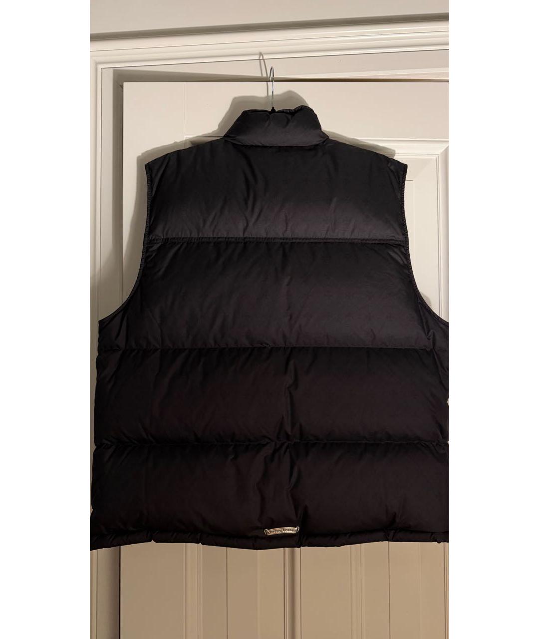 CHROME HEARTS Черный полиэстеровый жилет, фото 2