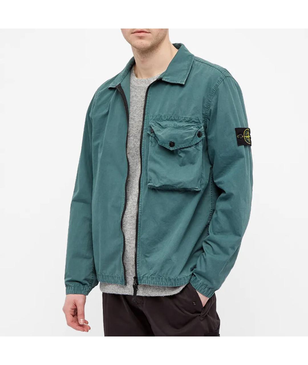 STONE ISLAND Зеленая куртка, фото 3