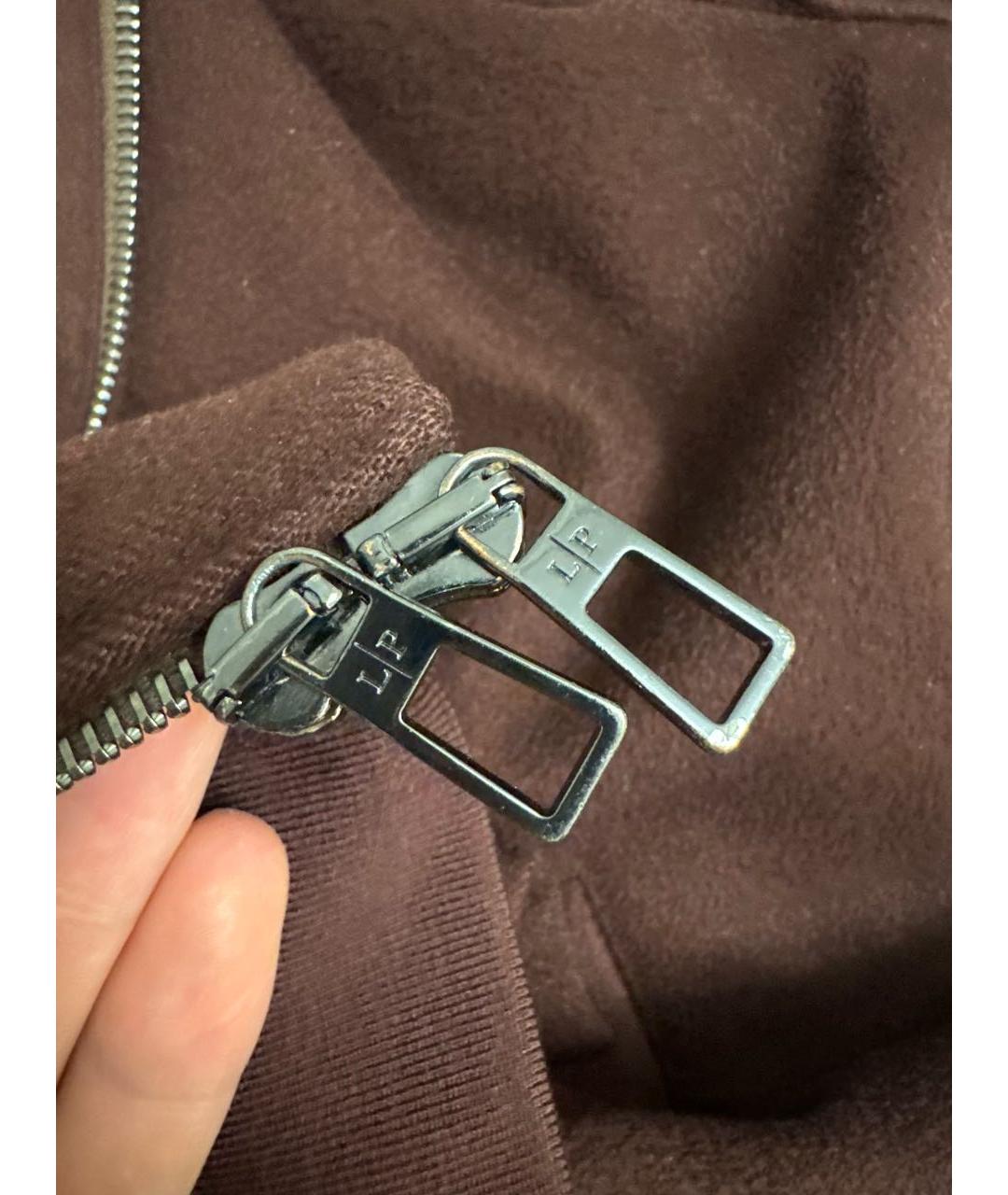 LORO PIANA Бордовая кашемировая куртка, фото 4