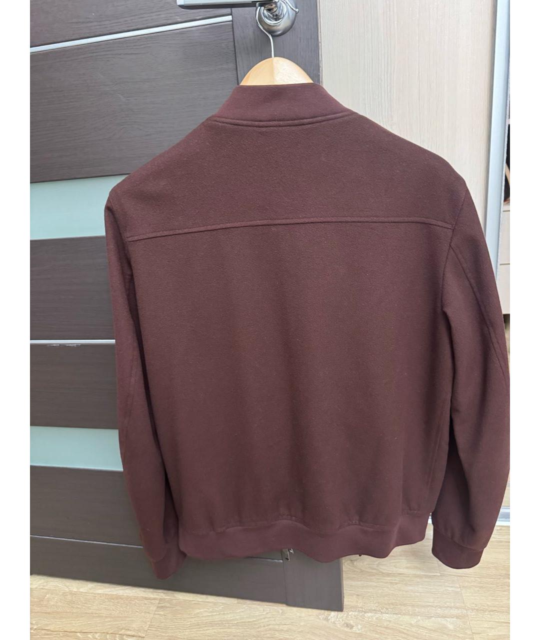 LORO PIANA Бордовая кашемировая куртка, фото 2
