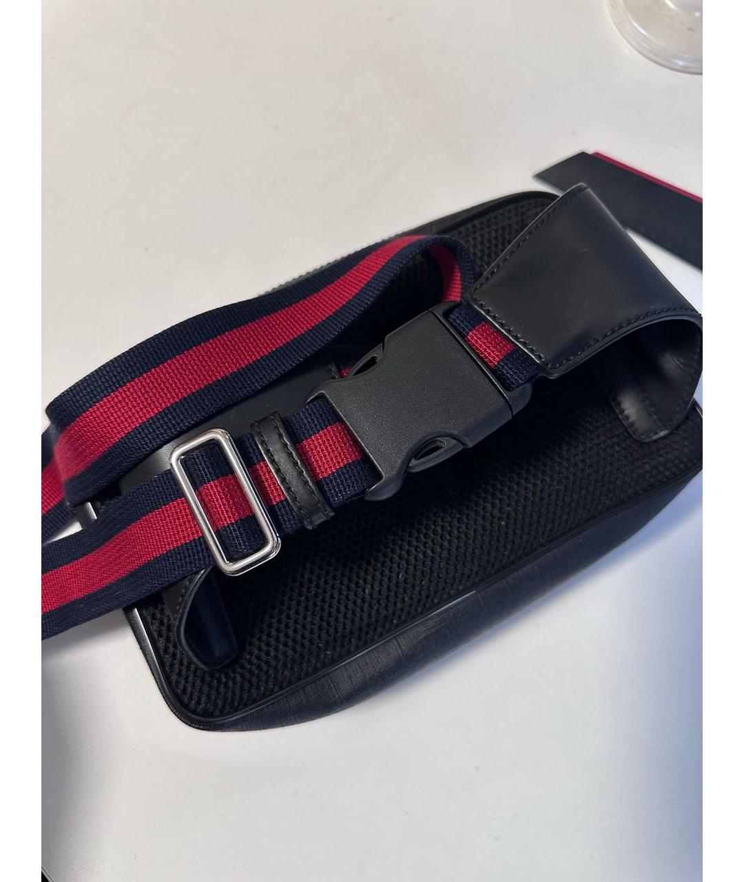 GUCCI Черная поясная сумка, фото 3