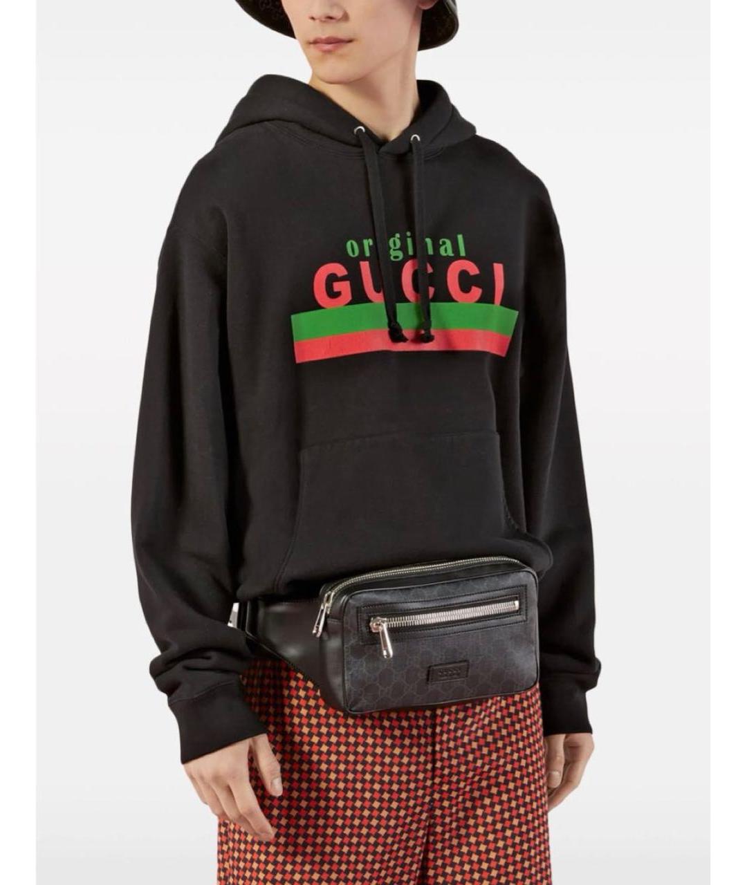 GUCCI Черная поясная сумка, фото 7