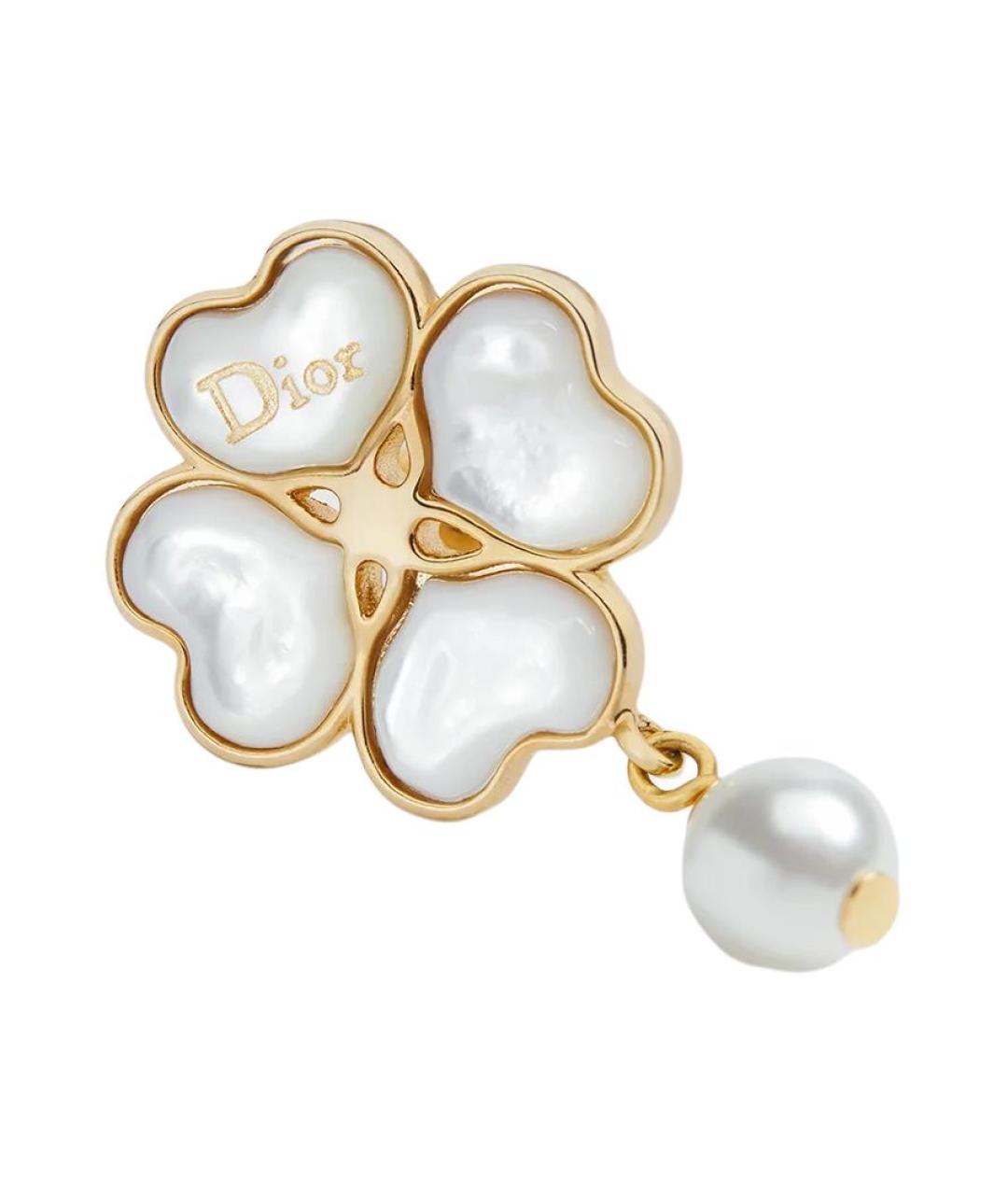 CHRISTIAN DIOR Золотые серьги, фото 3