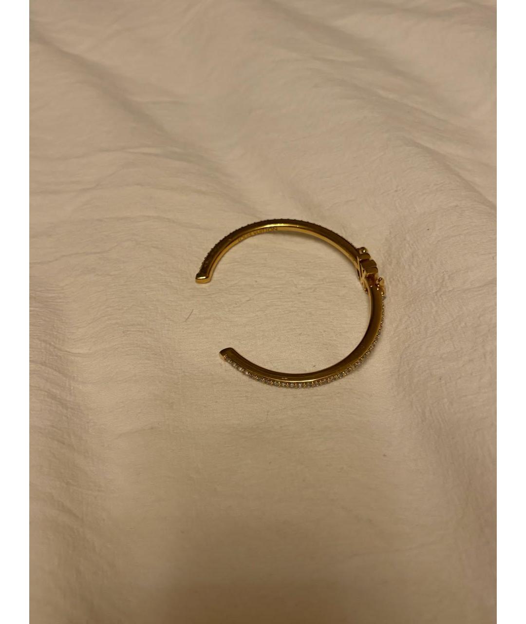 LOUIS VUITTON Золотой металлический браслет, фото 2