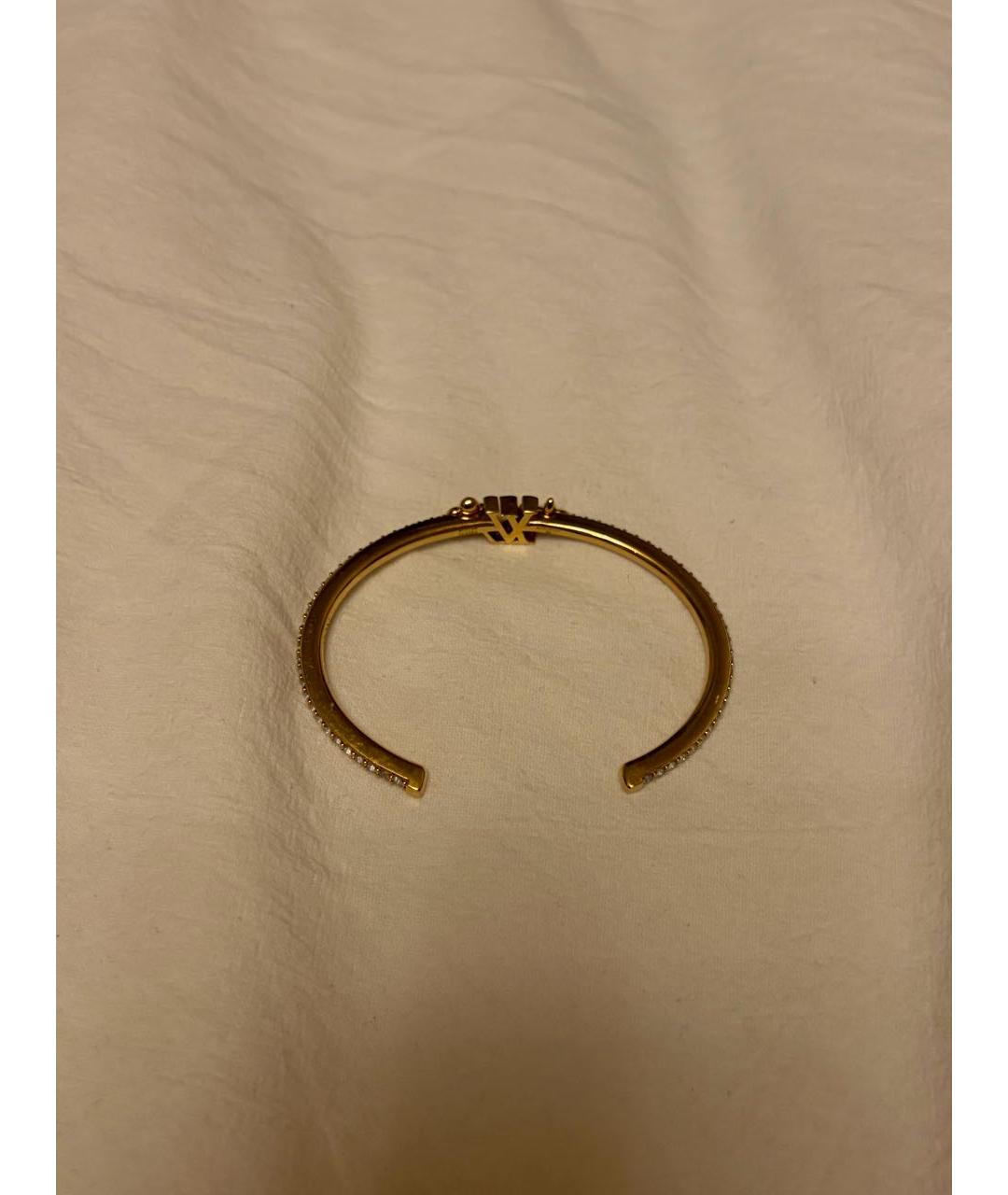 LOUIS VUITTON Золотой металлический браслет, фото 3