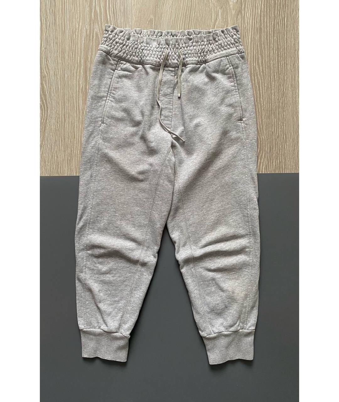 3.1 PHILLIP LIM Серые хлопковые спортивные брюки и шорты, фото 6