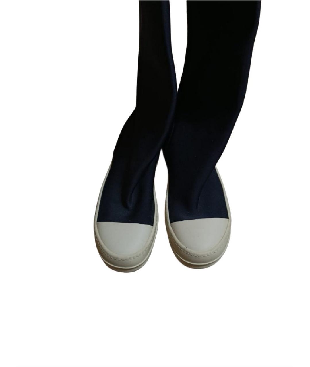 RICK OWENS DRKSHDW Черные ботфорты, фото 2