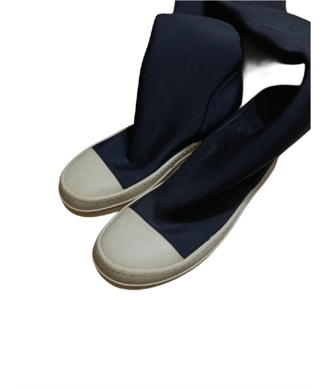 RICK OWENS DRKSHDW Черные ботфорты, фото 5