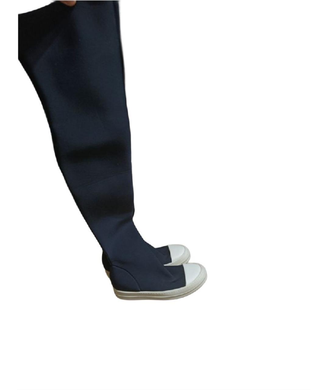 RICK OWENS DRKSHDW Черные ботфорты, фото 8