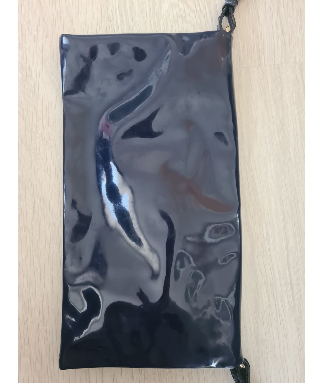 EMPORIO ARMANI Темно-синяя сумка тоут из искусственной кожи, фото 2