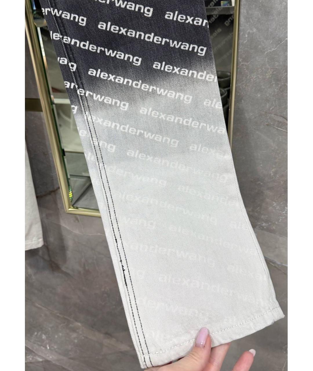 ALEXANDER WANG Хлопковые прямые джинсы, фото 5