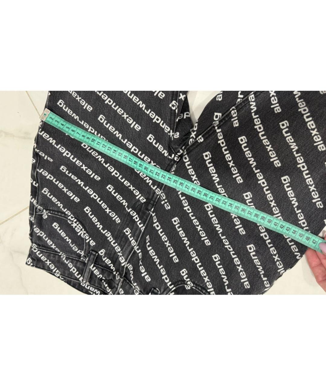 ALEXANDER WANG Хлопковые прямые джинсы, фото 8