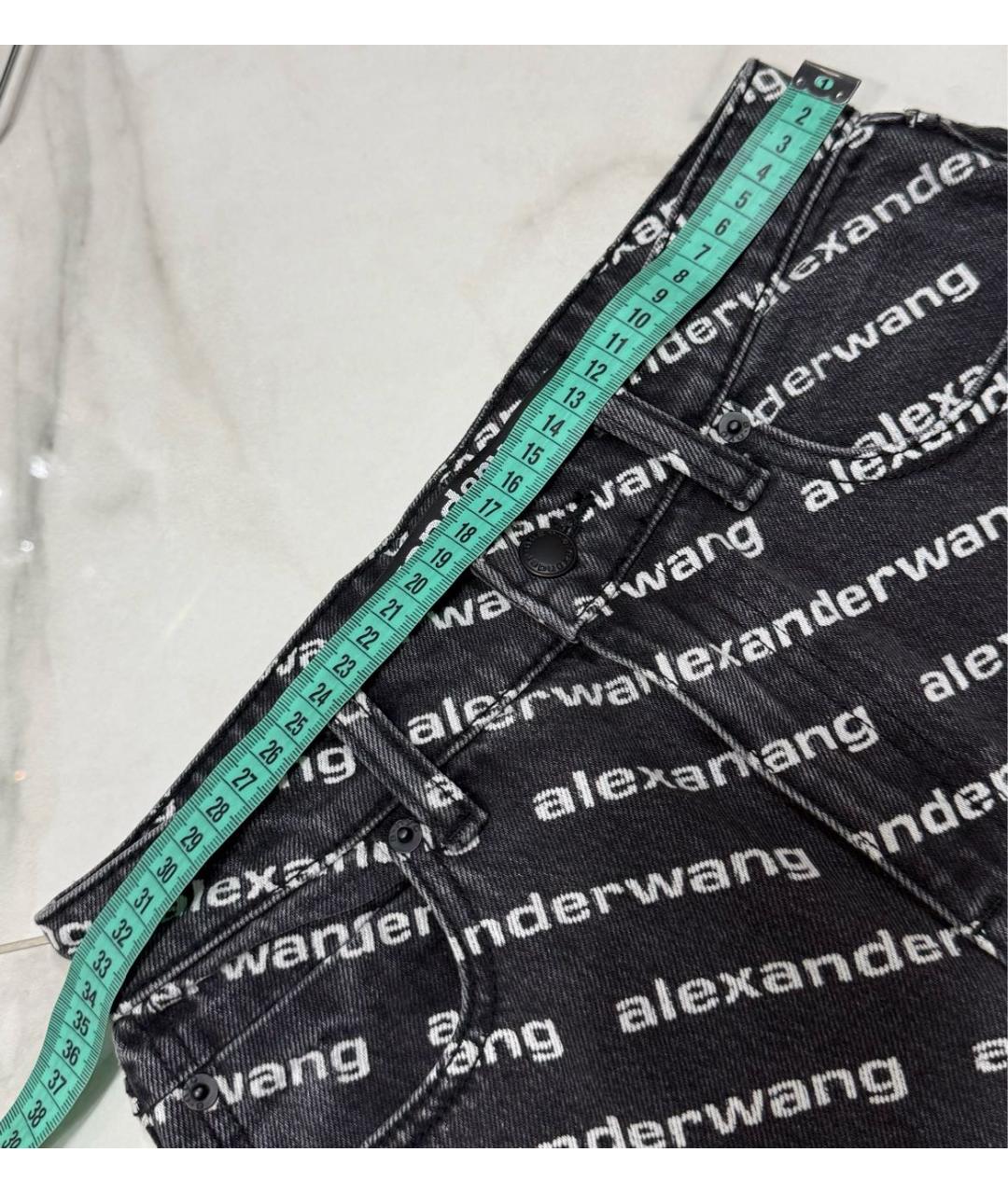 ALEXANDER WANG Хлопковые прямые джинсы, фото 7