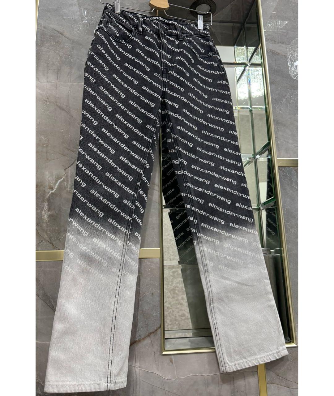 ALEXANDER WANG Хлопковые прямые джинсы, фото 3