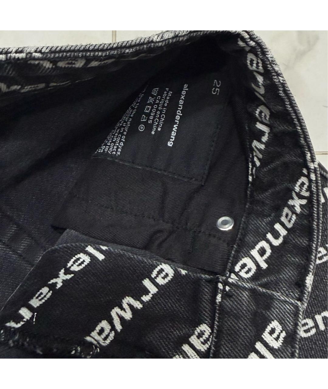 ALEXANDER WANG Хлопковые прямые джинсы, фото 6