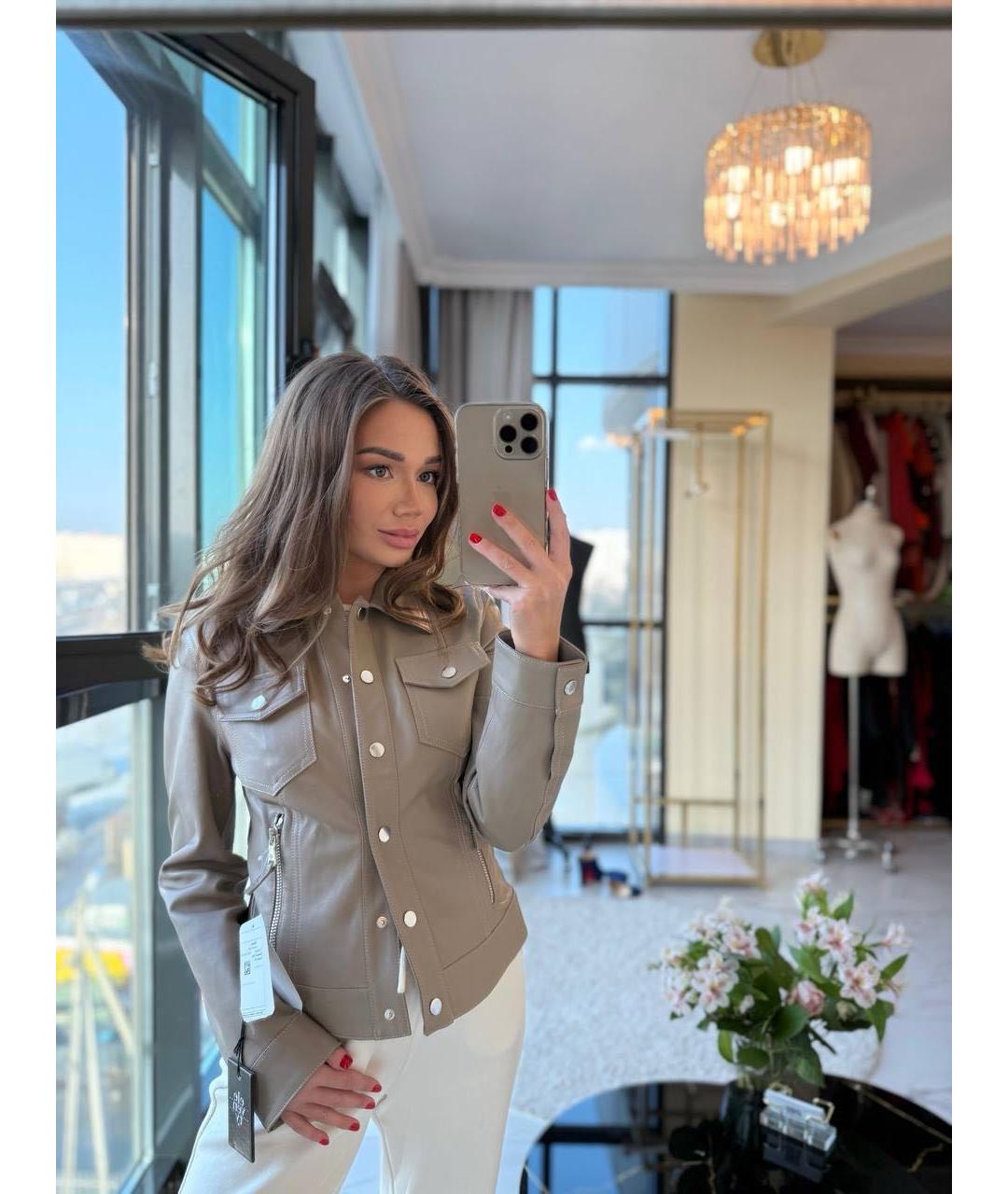 ELEVENTY Бежевая куртка, фото 4